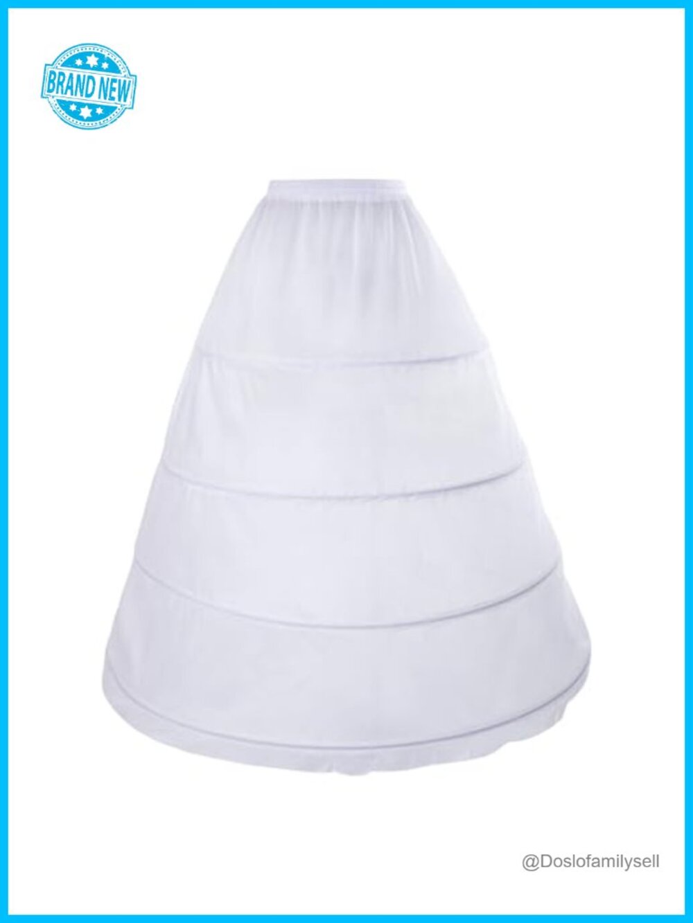 Women's Hoop Petticoat Crinoline Underskirt for Wedding Gown Tulle Half Slip